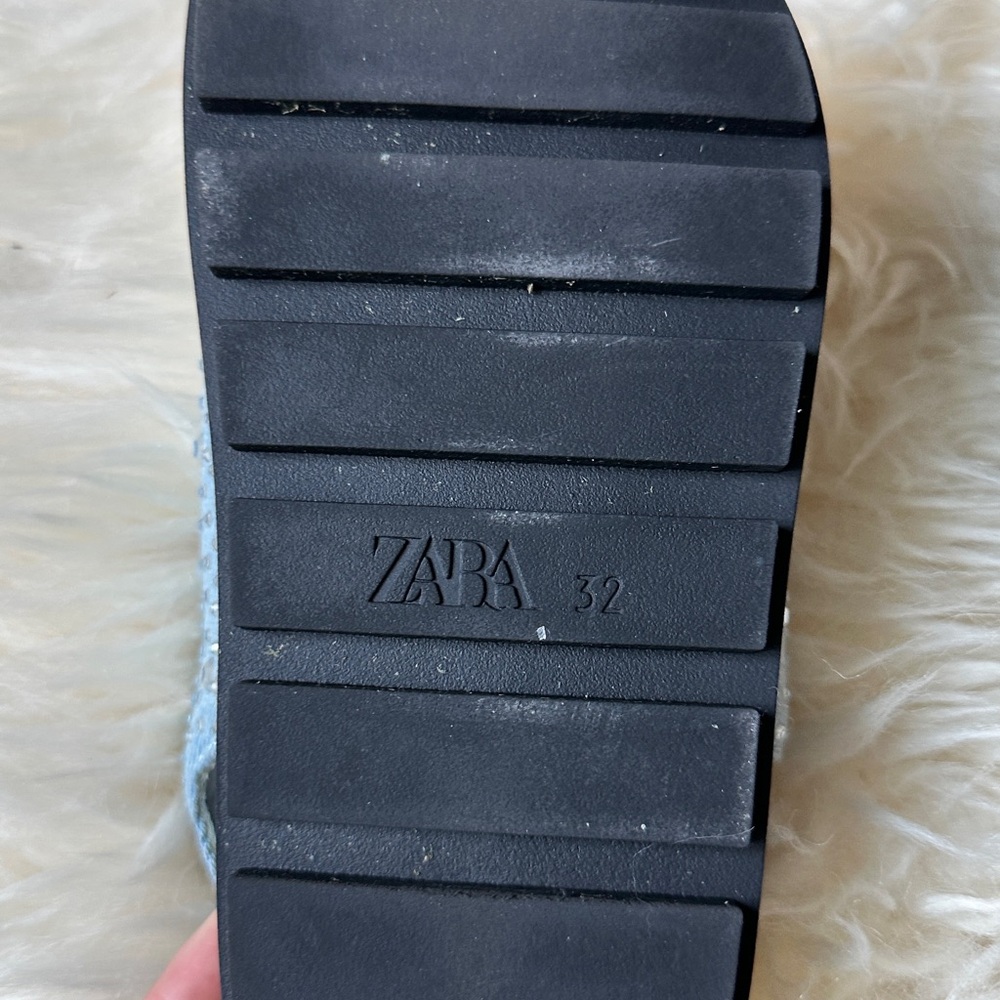 Zara Kids Light Blue Sandals - Picture 5 of 8